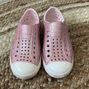 Native girl’s shoes